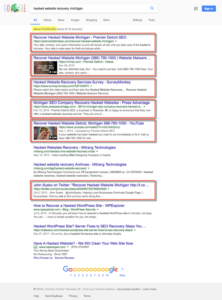 dominating Google first page results